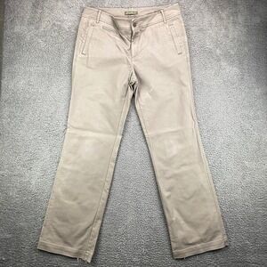 Eddie‎ Bauer Womens Mercer Fit Khaki Pants Trousers Comfort Stretch Size 14T